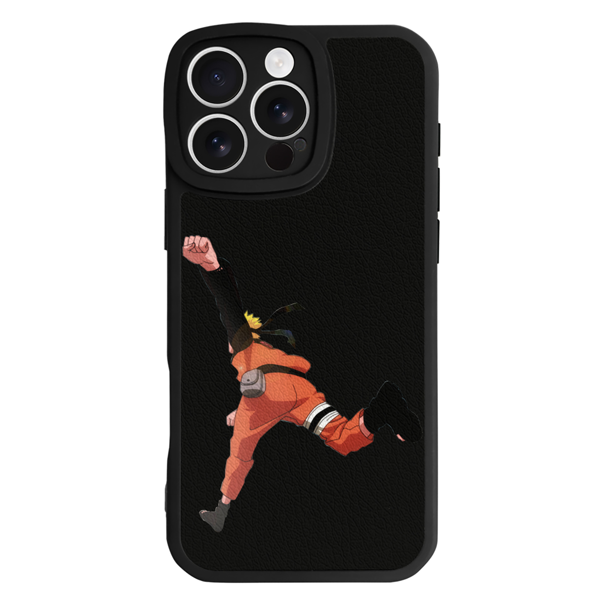 （画像用） NARUTO -ナルト- うずまき ナルト Uzumaki Naruto 【iPhone 16シリーズ対応】シリコンスマホケース（レザー調） 材質：シリコン